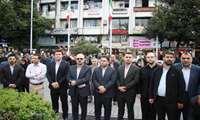 حضور پرشور مدیرعامل و کارکنان شرکت شهرک‌های صنعتی استان گیلان در راهپیمایی یوم‌الله ۱۳ آبان