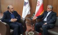 دیدار مدیرعامل شرکت شهرک‌های صنعتی استان گیلان با فرماندار رشت