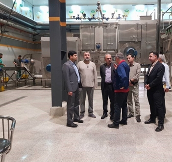 بازدید مدیرعامل و معاونان شرکت شهرک‌های صنعتی گیلان از شهرک صنعتی سفیدرود رشت و واحدهای تولیدی